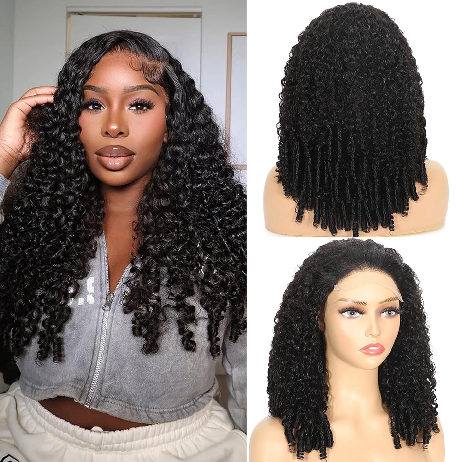 

12A Необработанные бирманские девственные волосы вьющиеся 5x5 бесклеевые HD парики с кружевной застежкой 250% Плотность Ombre Влажные и волнистые глубокие вьющиеся кружевные фронтальные парики