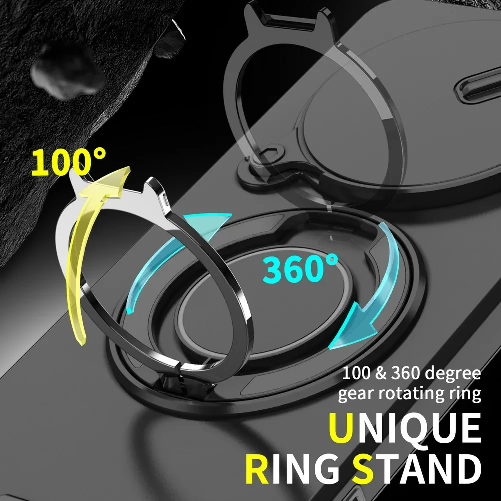 For Honor Mgaic 7 Lite X9C Case Armor Slide Camera Lens Protection Phone Case For Redmy Note14 Note14pro Plus 5G Back Cover - Image 2