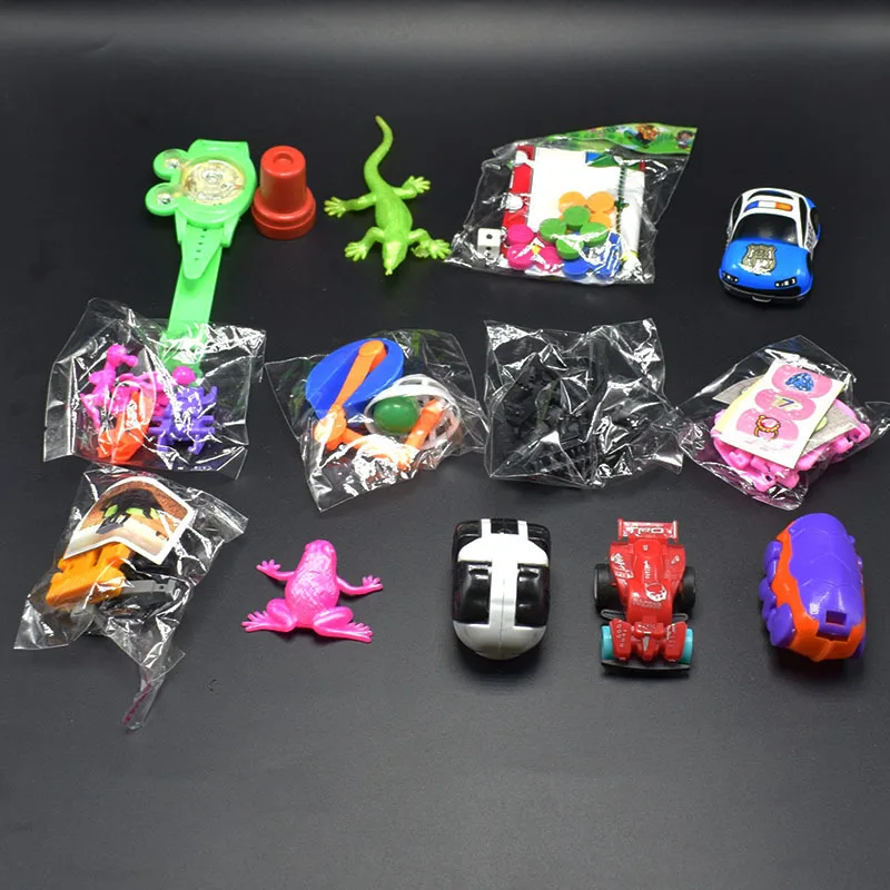 6pcs Gacha Mixed Doll Toy Ball Transparent Capsule Surprise Egg Model Puppets Toys for Gift Game Machine 47X55mm