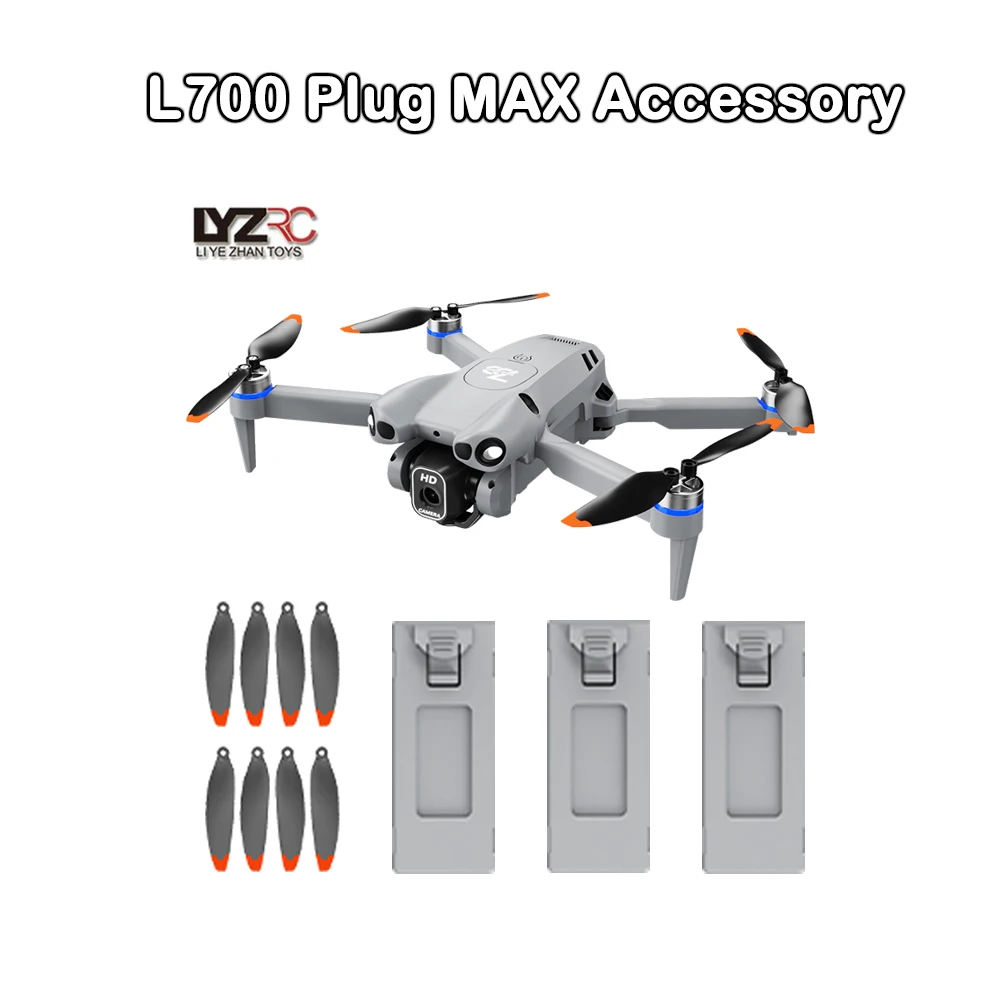 LYZRC L700 Plug MAX Brushless Drone Accessory L700 Plug Battery 3.7V 1300mAh / Blade Maple Leaf Propller Spare Part