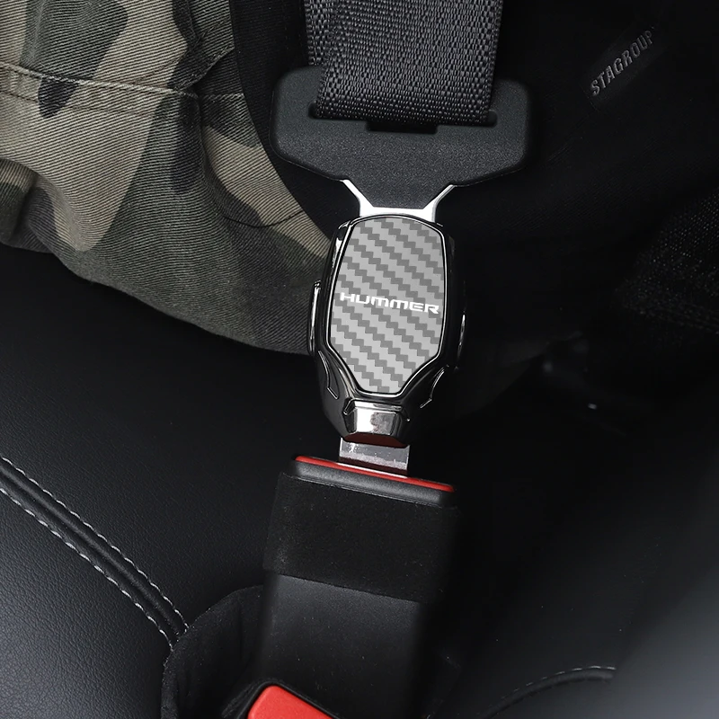 Car Seat Belt Metal Jewelry Seat Belt Accessory Extender for Hummer H1 H2 H2 H3