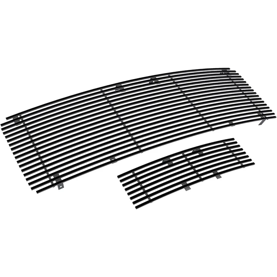 

Совместим с Ford F150 20092014, основной верхний нижний бампер, нержавеющая сталь, черный, 8x6, горизонтальная заготовка, передняя решетка, вставка