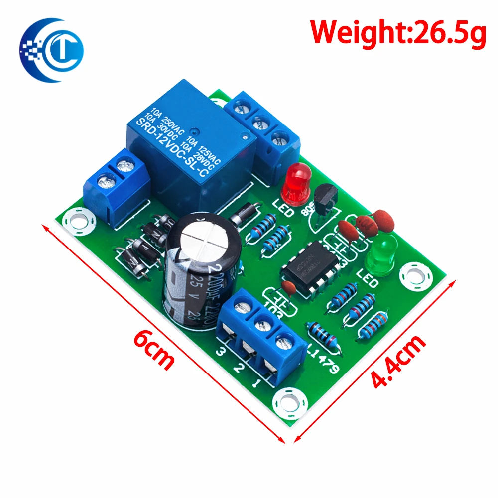 Integrated Protection Liquid Level Sensor Switch Module, Automatic Pumping & Drainage Water Level Control Circuit Board