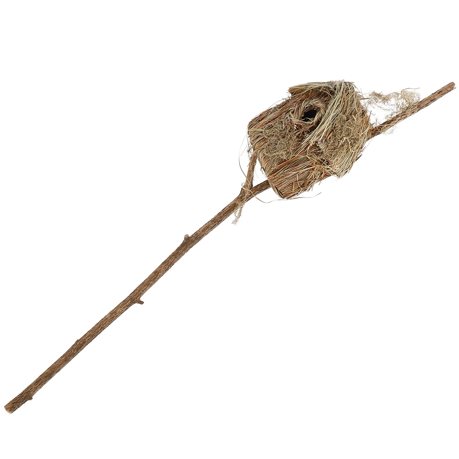 

Decoration Ornament Rustic Bird Nest Stake For Outdoor Yard Garden Party Wedding Decor Bird House Garden Stake Ornament