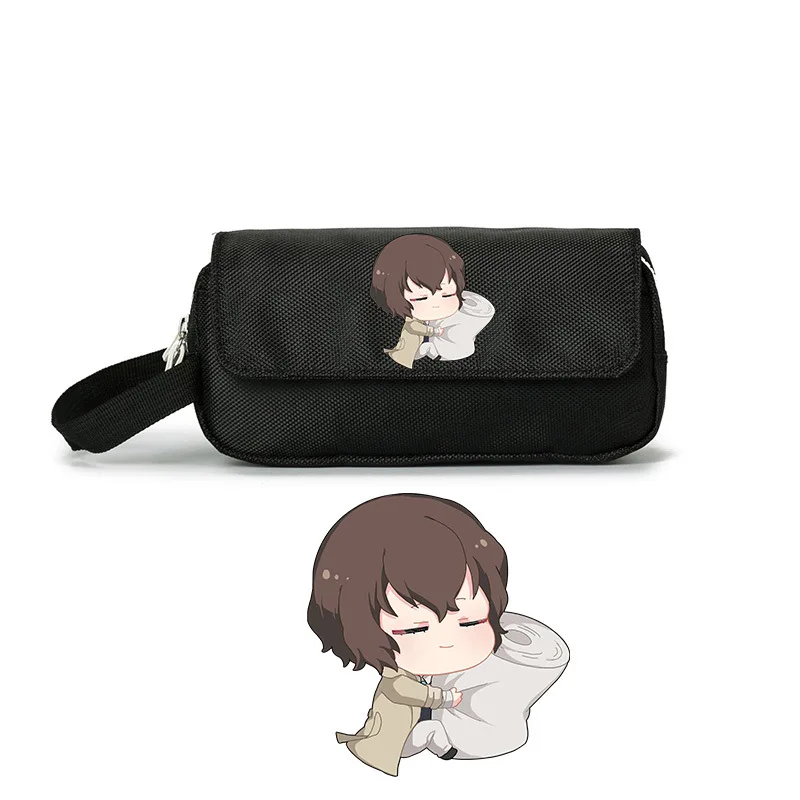 Dazai Osamu Gogol Margaret Mitchell Popular Anime Stationery Box Large Capacity Pencil Case School Supplies Pretty Stationery