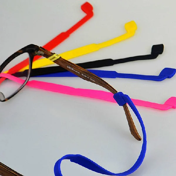 5 Colors Glasses Strap Man Eyeglasses Sunglasses Organizer Wall Headband Anti-slip Silicone