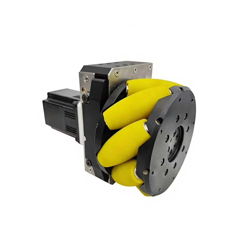 Integrated Servo Motor Mecanum Wheel 125mm 300kg Capacity Set Omni Wheel with Suspension for Automated Guided Vehicles