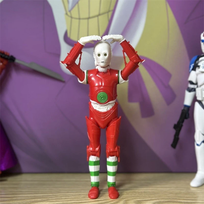 Hasbro Star Wars Christmas Limited C3Po Etiquette Robot 6-Inch Echte Bulk Goederen Hebben Defecten Model Pop Action Figure