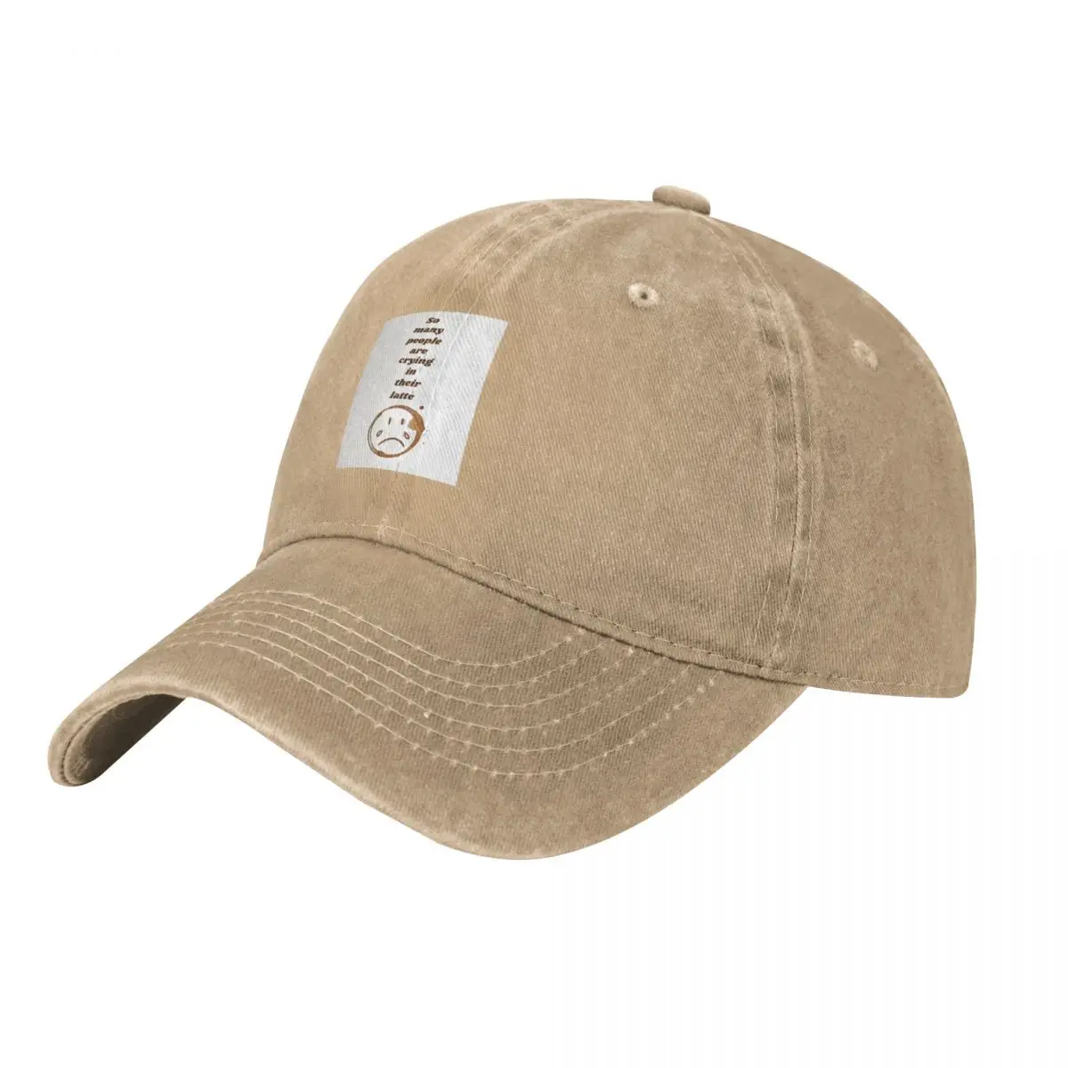 The Girl is Crying in Her Latte by Sparks Baseball Cap Fishing cap Thermal Visor hiking hat New In The Hat Women Men's