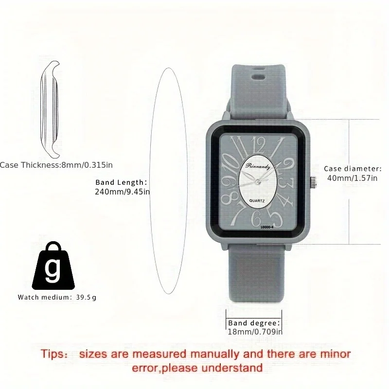 أزياء مستطيل الهاتفي النساء الساعات عارضة سيليكون حزام السيدات كوارتز ساعة اليد للطلاب Reloj Mujer