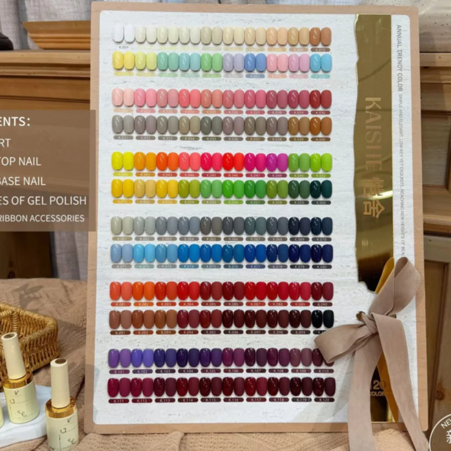 TPO/HEMA FREE Gel Nail Polish Set With Chart Full Cover Long Lasting Semi Permanent Soak Off UV LED Gel Varnish Nail Supplies