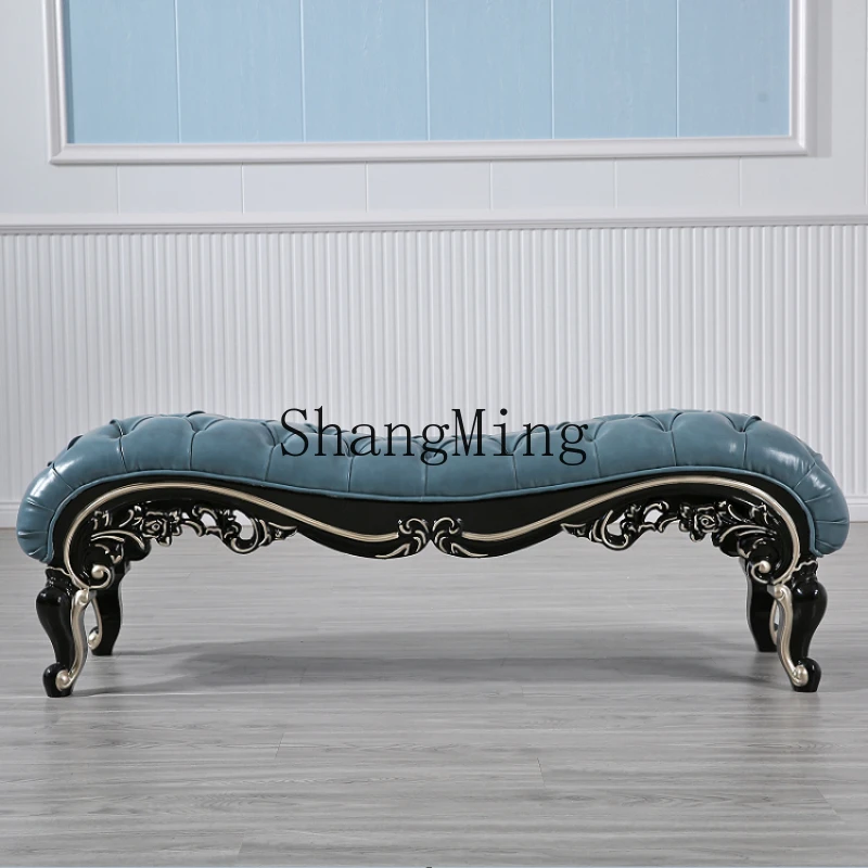 

FG neoclassical bed stool bedroom bedside bed bedside stool sofa shoe changing bench