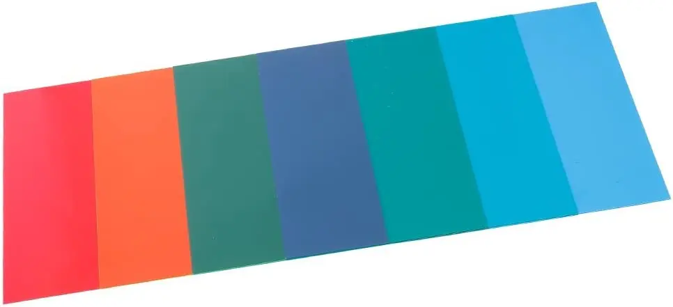Neewer 12 "x 12"/30x30 سنتيمتر مجموعة المواد الهلامية تصحيح اللون 4-Color جل تصفية فيلم هلام ورقة ل الفيديو ضوء استوديو فلاش ستروب