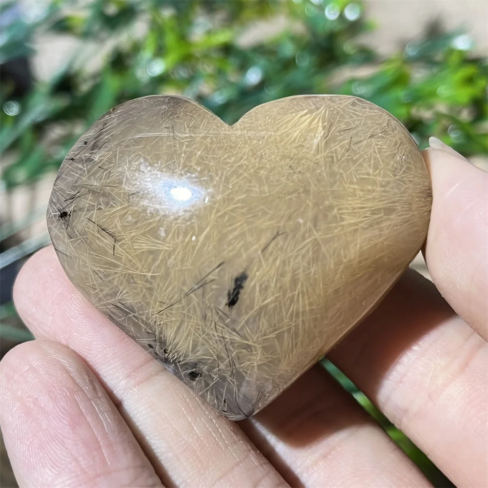 Pierre précieuse naturelle en cristal d'agate polie, cœur, napHome, Beaumont, pierre précieuse vivante, pierre de guérison mouchetée, décoration de quartz, Reiki