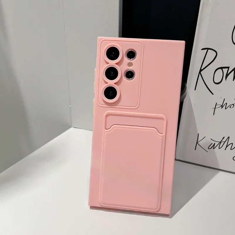 فتحة للبطاقات حقيبة حامل جراب هاتف لسامسونج غالاكسي S26 S26 + S26 زائد S26 الترا 5G سليم محفظة من البولي يوريثان لينة غطاء مقاوم للصدمات