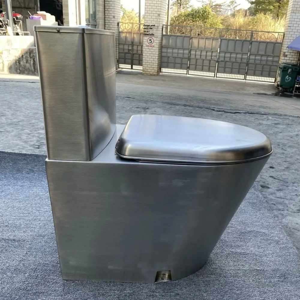 Double Flush 304 Stainless Steel W Toilet Bathroom
