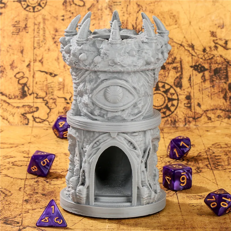 

3D ABS Resin Printed Eye Demon Dice Tower Role Playing Game Accessory TRPG RPG Tabletop Board Gaming