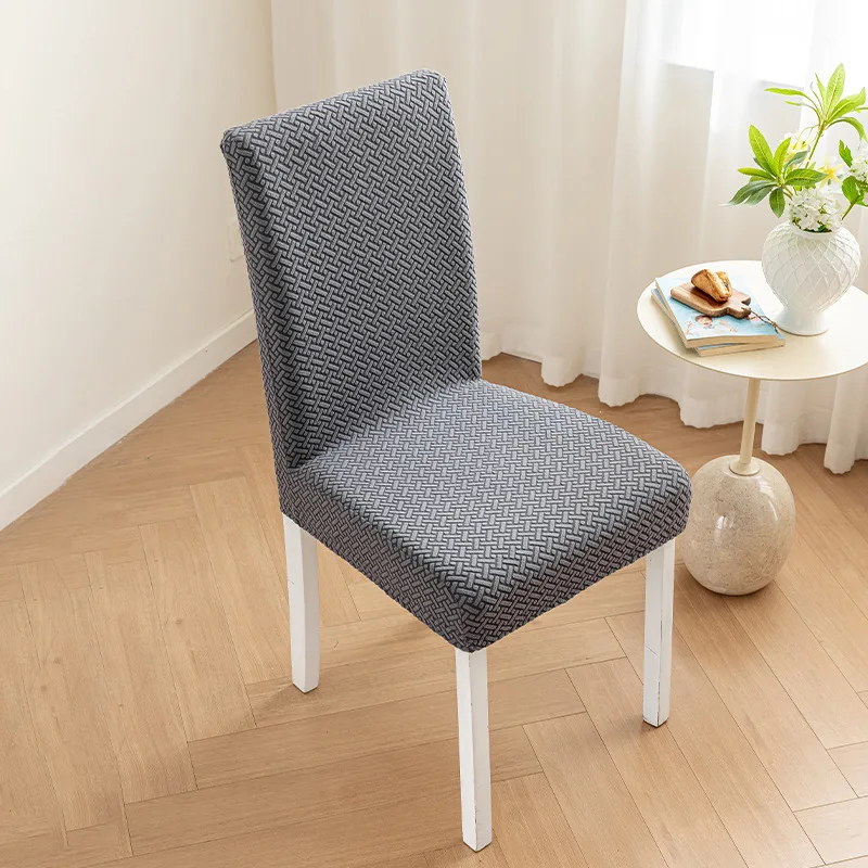 

Jacquard fabric home chair, detachable and washable seat cover, kitchen party and banquet chair