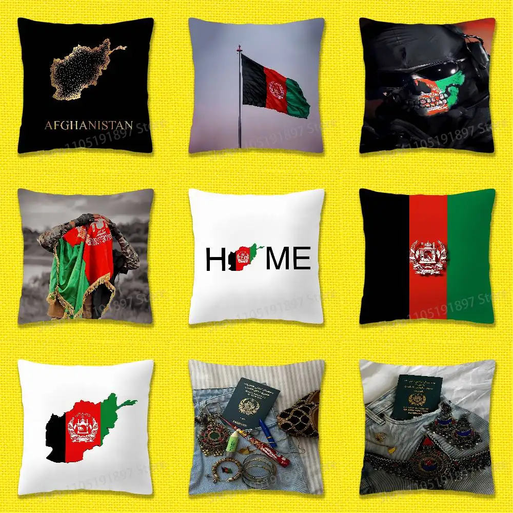 

Flag Afghan Afghanistan Passport Map Throw Pillow Case For 55x55cm 30x30cm 50x50cm 45x45cm 40x40cm Square Chair Pillowcase Case