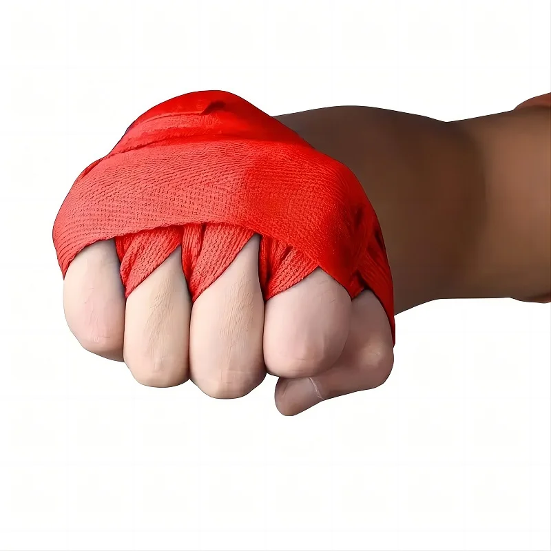 2 Stück 2,5 oder 5M Boxbandagen aus Baumwolle, Sportbandagen für Sanda, Kickboxen, MMA, Handschuhwickel, Gürtel, Boxsport-Bandage – Detail 5
