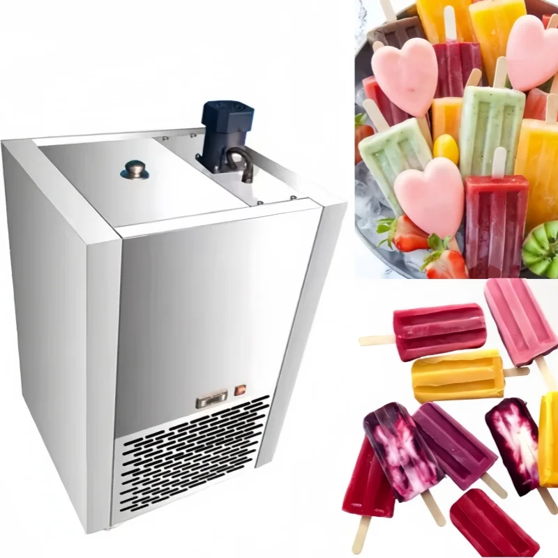 

2 Mold Ice Cream Machine Popsicle Stick Making Machine