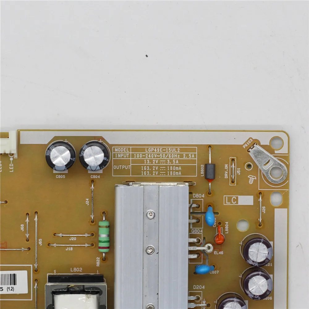 EAX66490501 (1,4) EAY63989201-placa de soporte de potencia de TV LGP49E-15UL2, EAX66490501, piezas de TV profesionales, placa de alimentación de fuente de alimentación