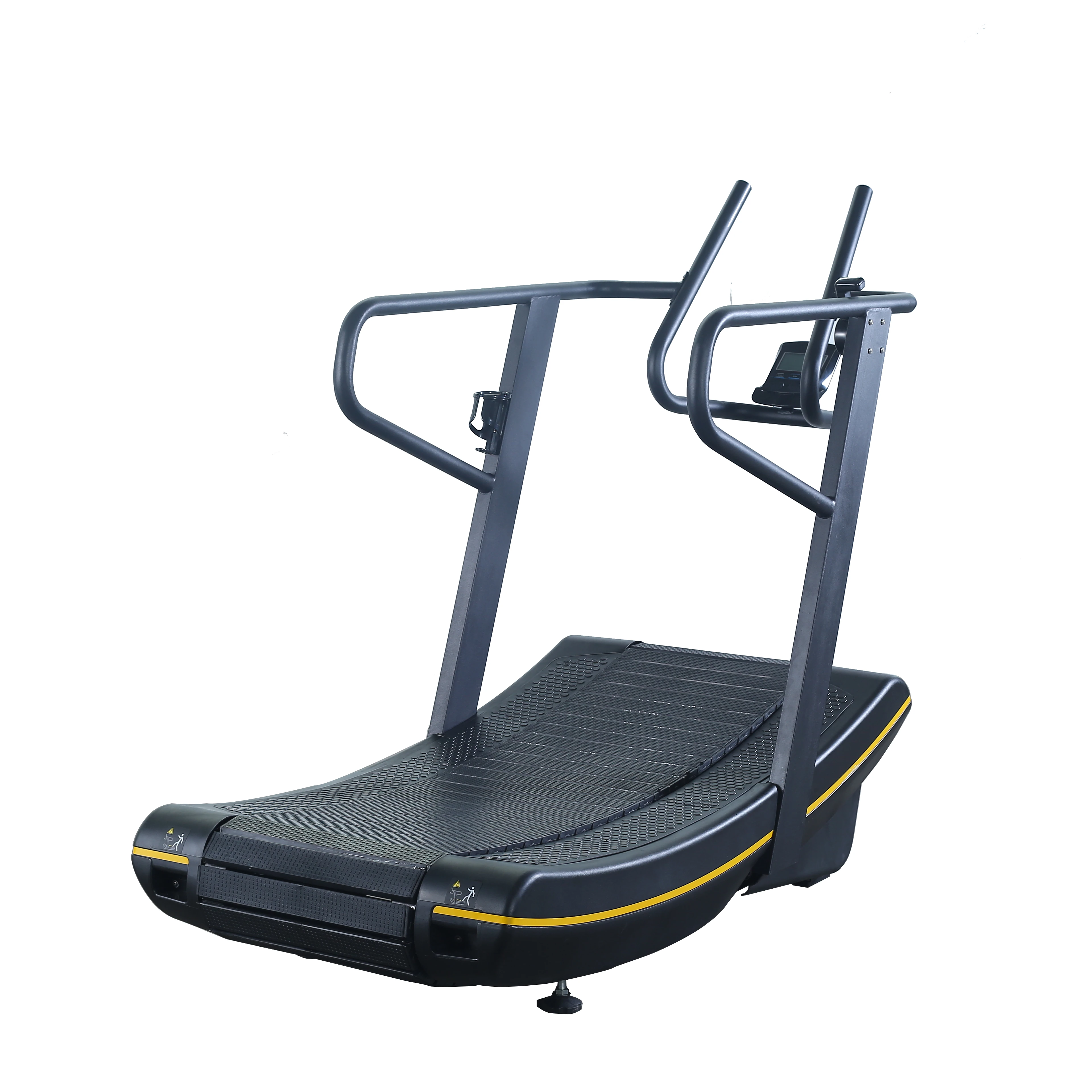 LZX-900A commercial magnetic curved treadmill no motor on sale