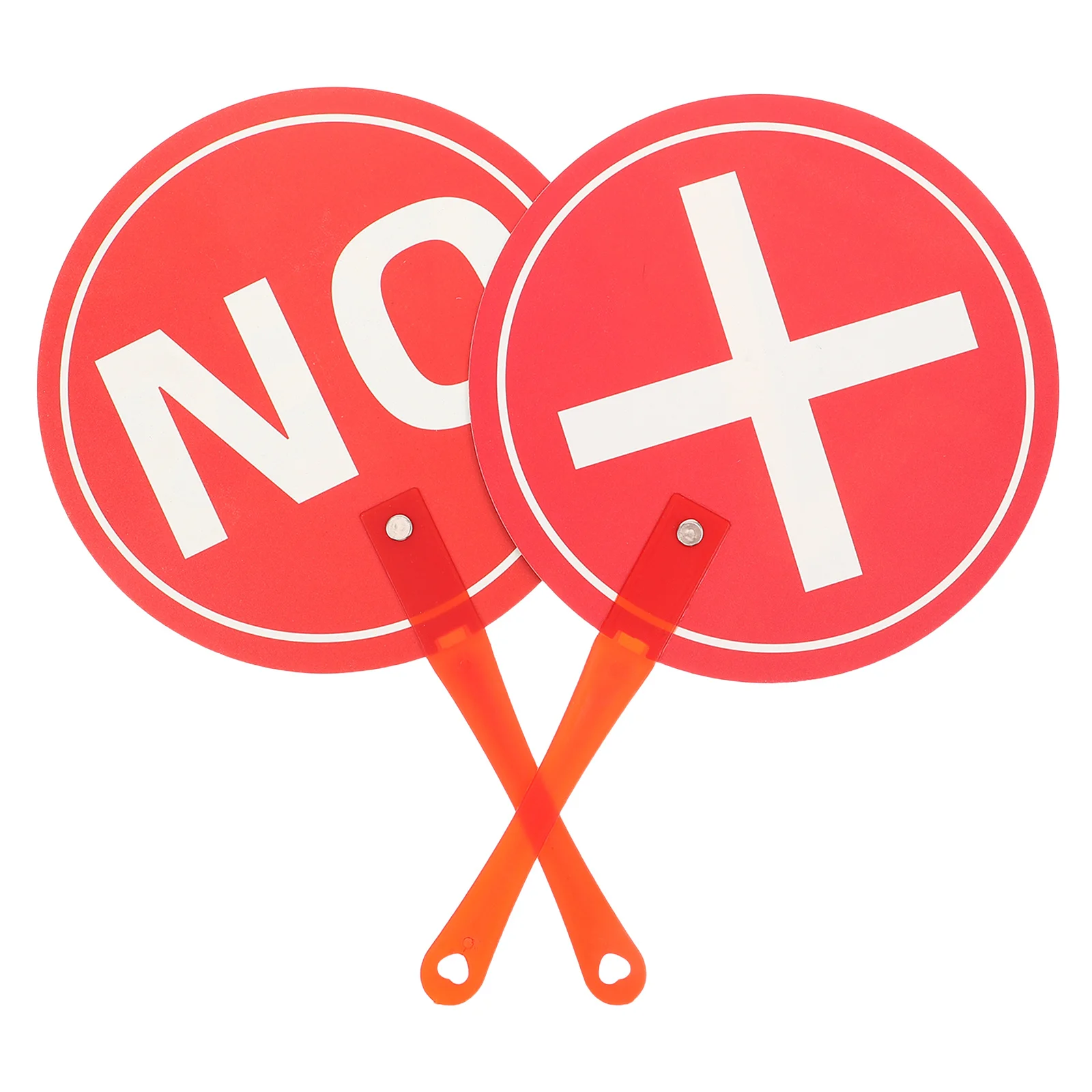 

2pcs English Early Education Teaching Aids Handheld Voting Paddles Reusable Classroom Response Boards Green Red Yes No Student