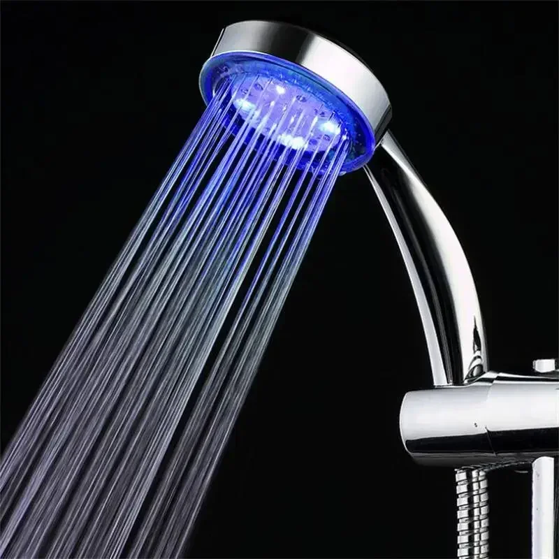 7 Color LED Shower Head Bathroom Handheld Rainfall Shower Head Water Saving SPA High Pressure Shower Head