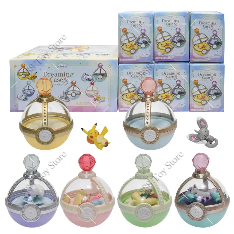 4-6pcs/set Pokemon Sleeping Figurine Toys Cute Dreaming Case 2