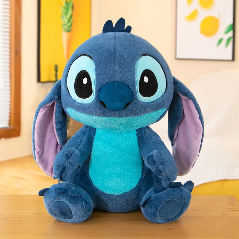 Disney Aoger Lilo & Stitch Stuffed Plush Doll Edition Stitch Rose Doll Creative Kawaii Pillow Toy Birthday Gift for Girl