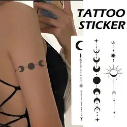 Temporary Tattoo Stickers New Moon Waterproof Magic Tattoo Long-lasting Body Art Fake Tattoos Disposable Tattoo Sticker