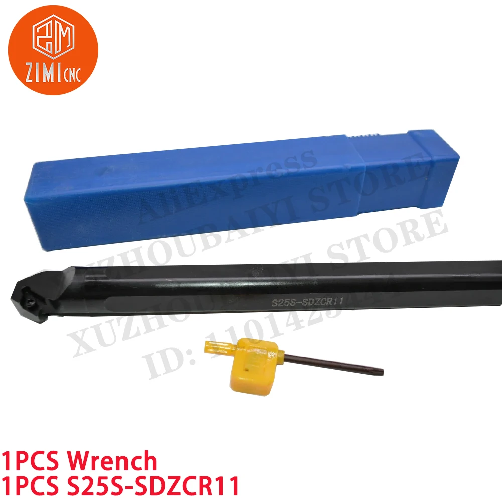 1PC S25S-SDZCR11 Токарный станок с ЧПУ Внутренний Держатель токарного инструмента Расточная оправка Для твердосплавной вставки DCMT11 Механический токарный станок по металлу режущий инструмент 1PC S25S-SDZCR11 Токарный станок с ЧПУ Внутренний Держатель токарного инструмента Расточная оправка Для твердосплавной вставки DCMT11 Механический токарный станок по металлу режущий инструмент