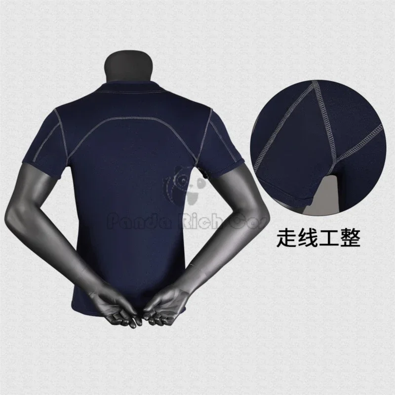 Resident 4 Leon Kennedy cosplay costume Grey T-shirt summer evil tee for Man Men leotard adult short sleeve fitness T-shirt