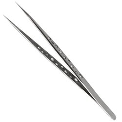 Precision-Industrial Tweezers Stainless Steel Forceps Anti-static Curved Straight Tip Tweezers For Electronics Soldering Tools