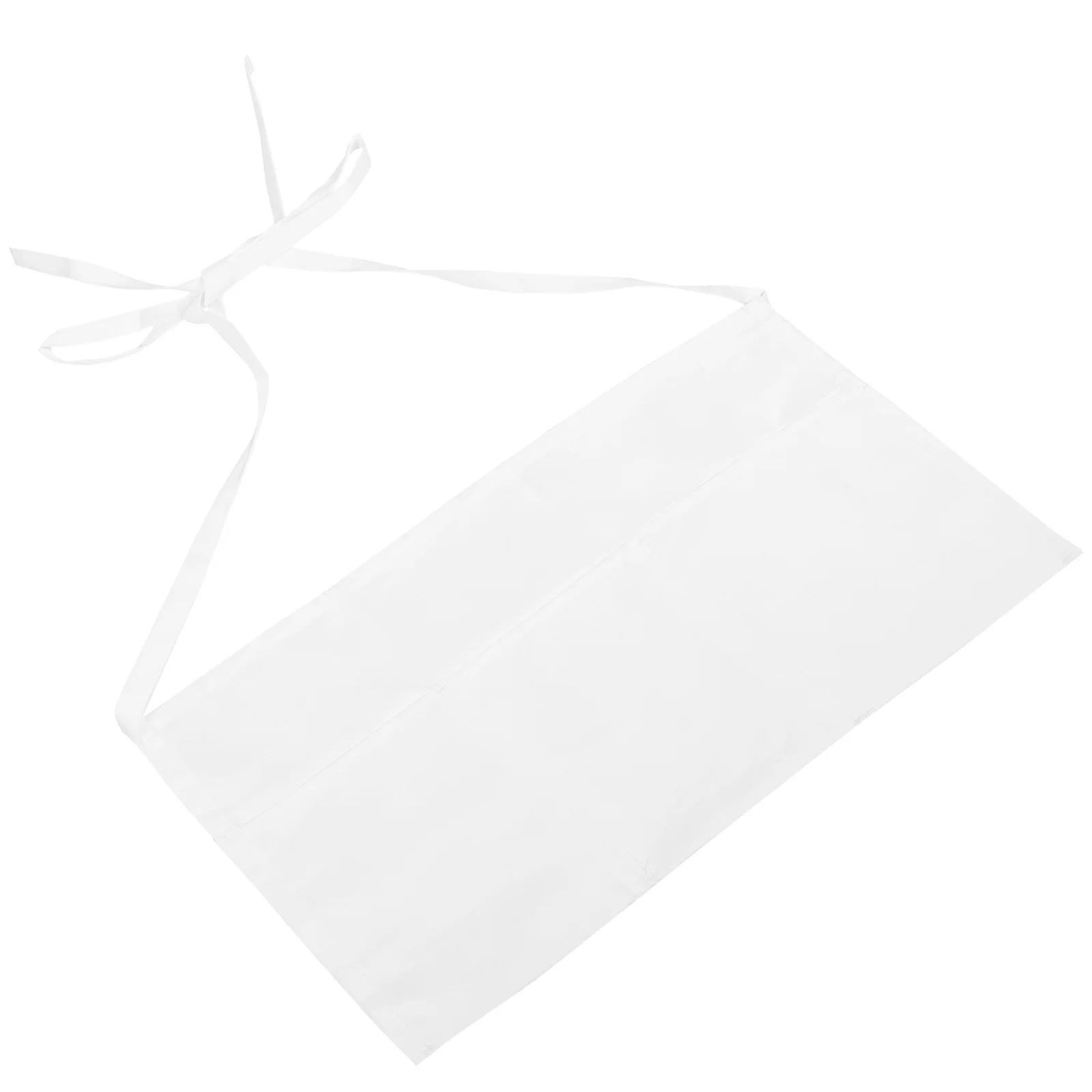 

Chef Women Server Female Server Waist Apron Pocket Cooking Reusable Kitchen Canteen Waitress Workwear Half Apron