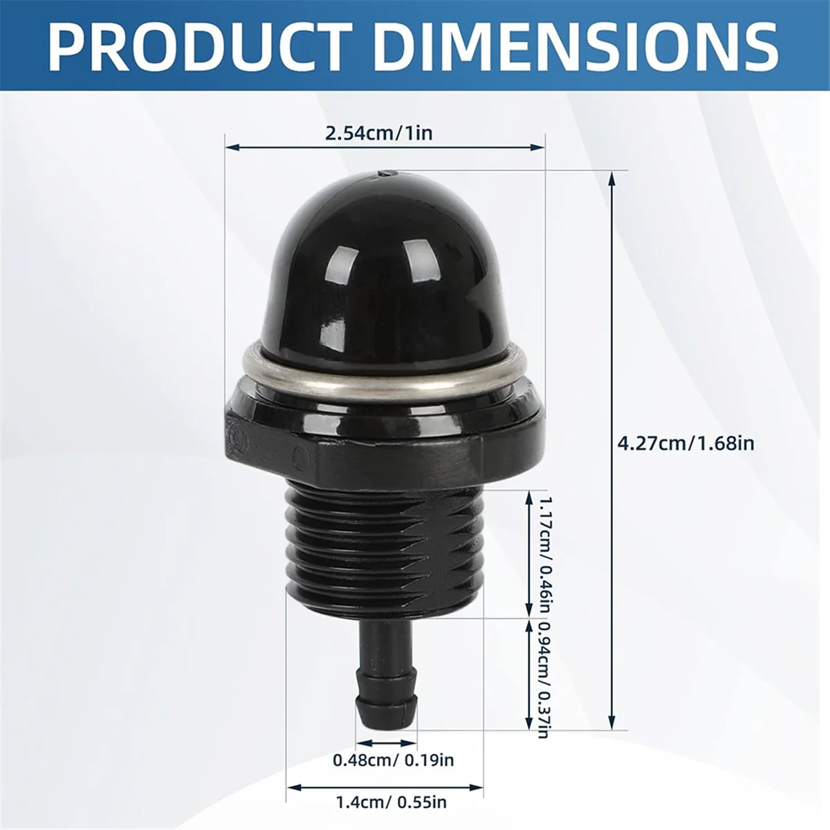 

1 Pcs 895124 Fuel Pump Priming Compatible with for Mercury 8HP 9.9HP 10HP 15HP 20HP Carb-4 Stroke 2005 2006 2007 2008