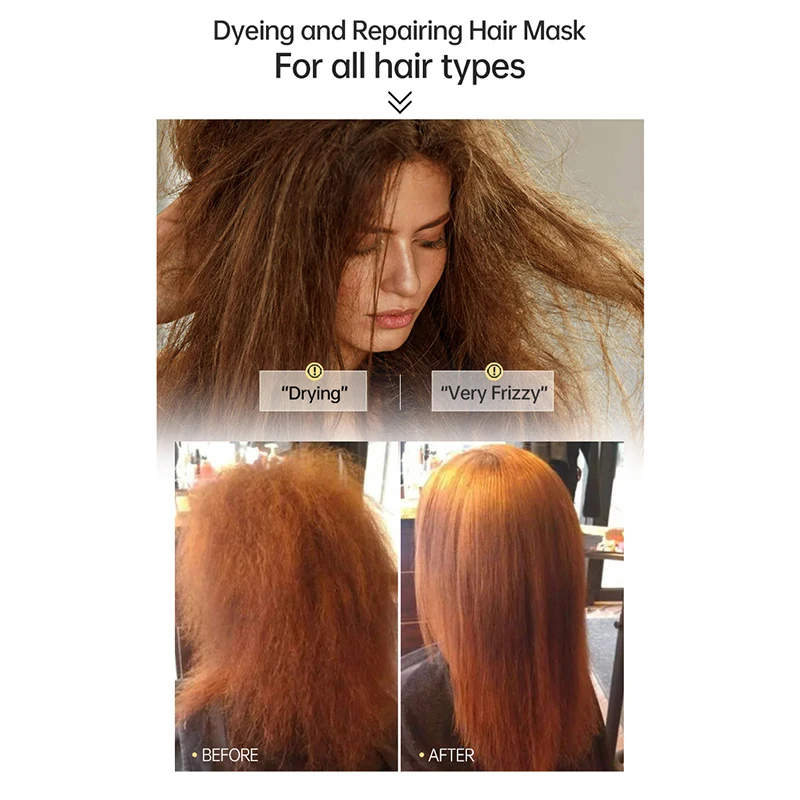 Professional Queratina Repair Mask, Frizz, seco, alisamento, tratamento creme, endireitar, brilhante, hidratante, produto do cuidado do cabelo