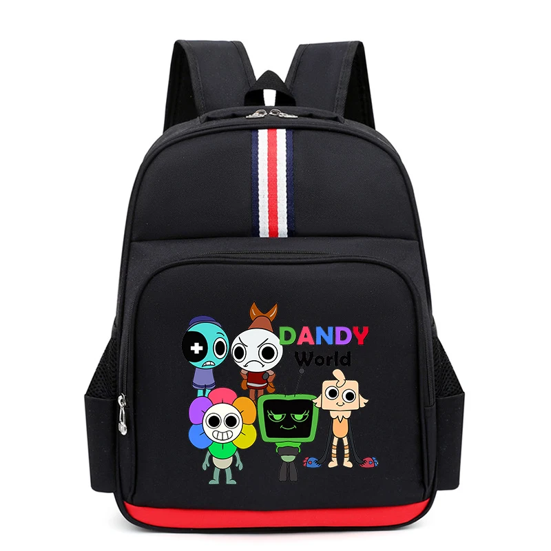 Hot New Dandys World Print Backpack for Girl Boy Student Dandy's World School Bags Children Bookbag Primary Student School Bag