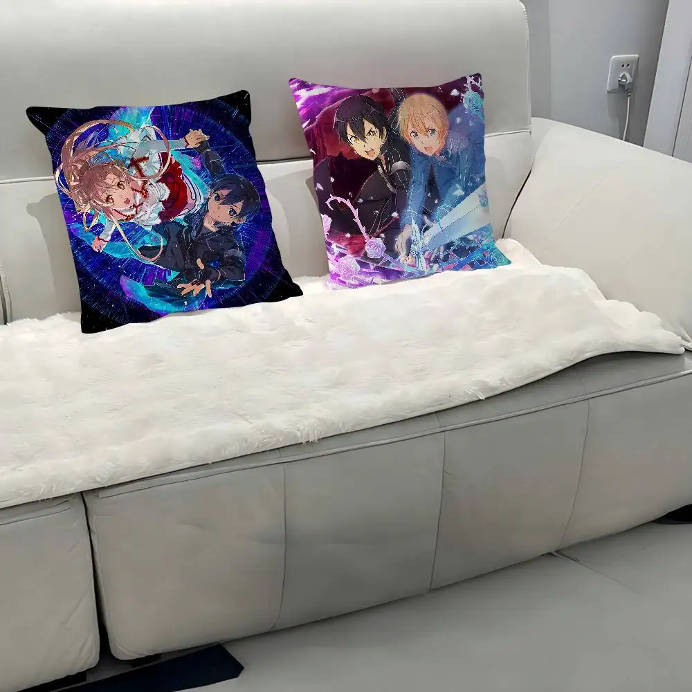 السيف الفن على الانترنت وسادة شخصية غطاء غبار غرفة نوم الاطفال حزب الديكور المخدة عيد ميلاد الأطفال هدية #1