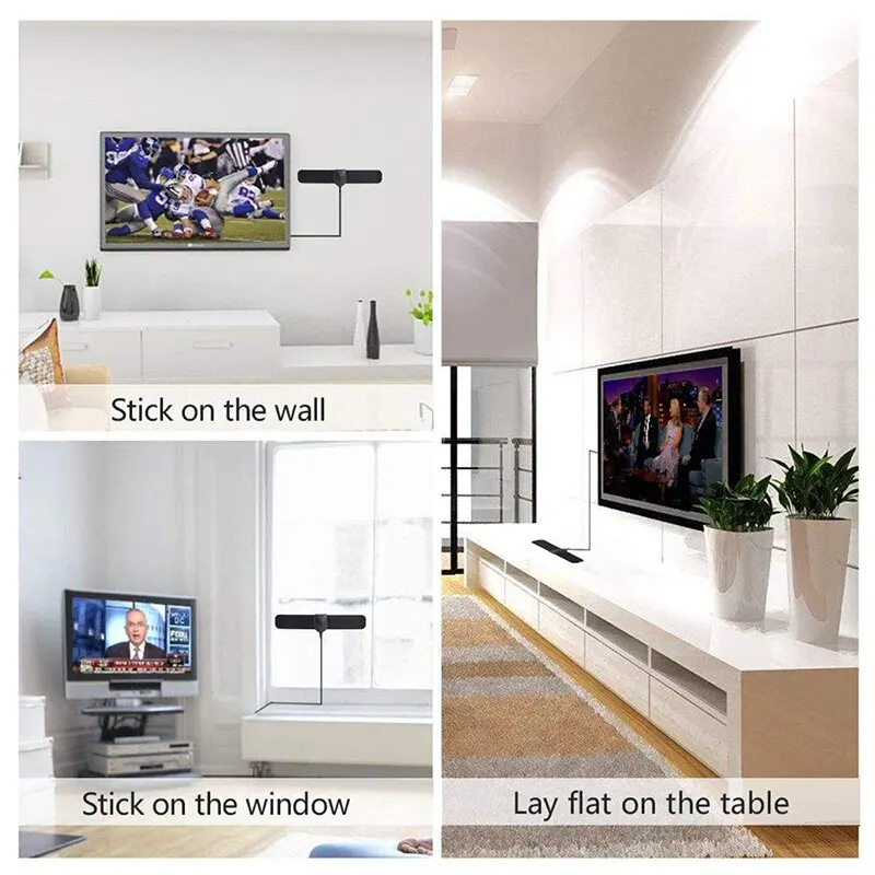 High Quality Indoor TV Antenna DVB T2 ATSC 1080P Digital Amplifier High Gain Satellite Receiver Built in Car Antenna image 5