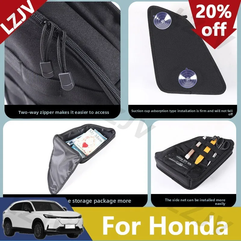 NEW For Honda CRV 2023-2024 car trunk side window storage bag large capacity multi-pocket expansion storage bag accessories