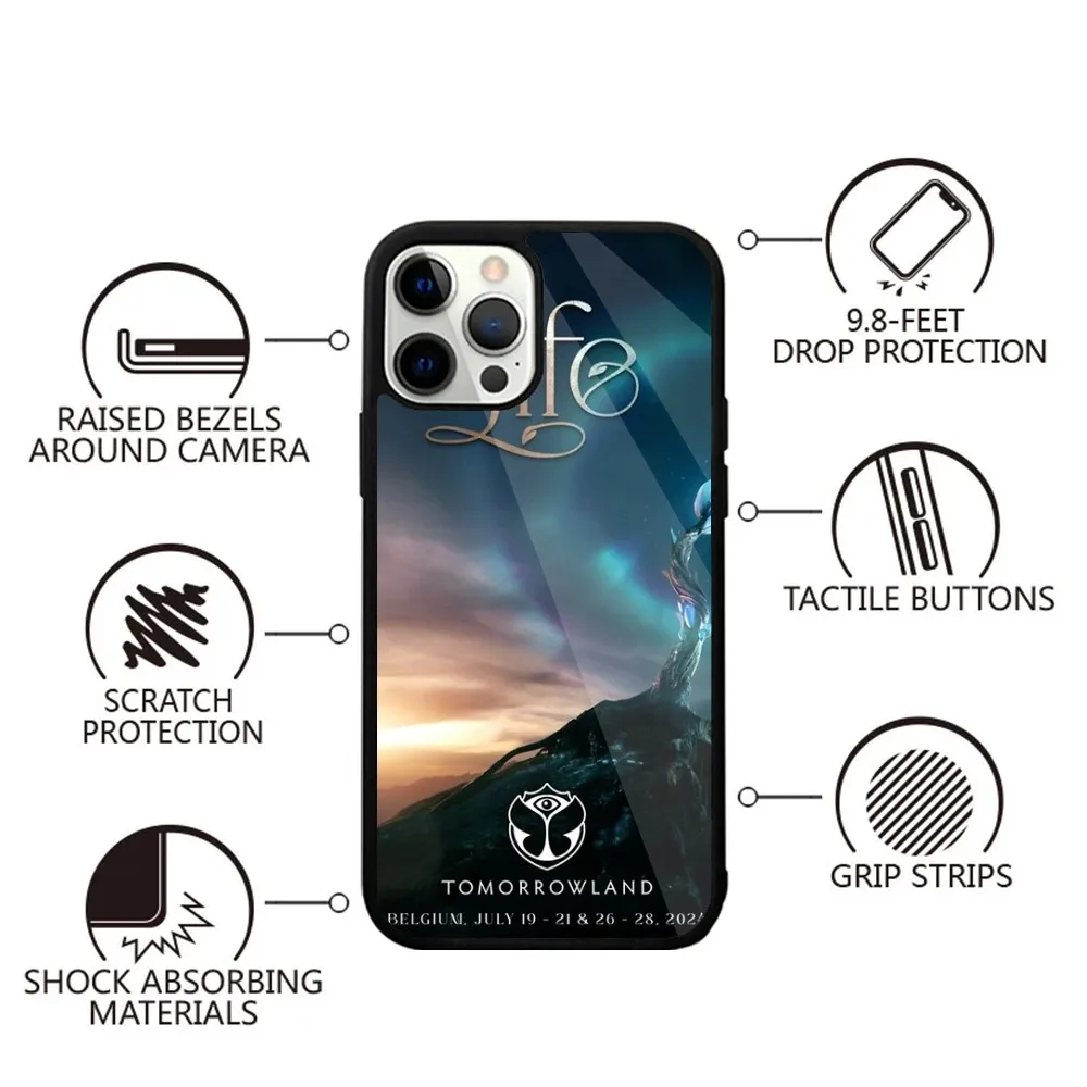 Tomorrowland  Phone Case Strong Magnetic For IPhone 16,15,14,13,Pro,Max,Plus,11,12,Mini For Magsafe Wireless Charging