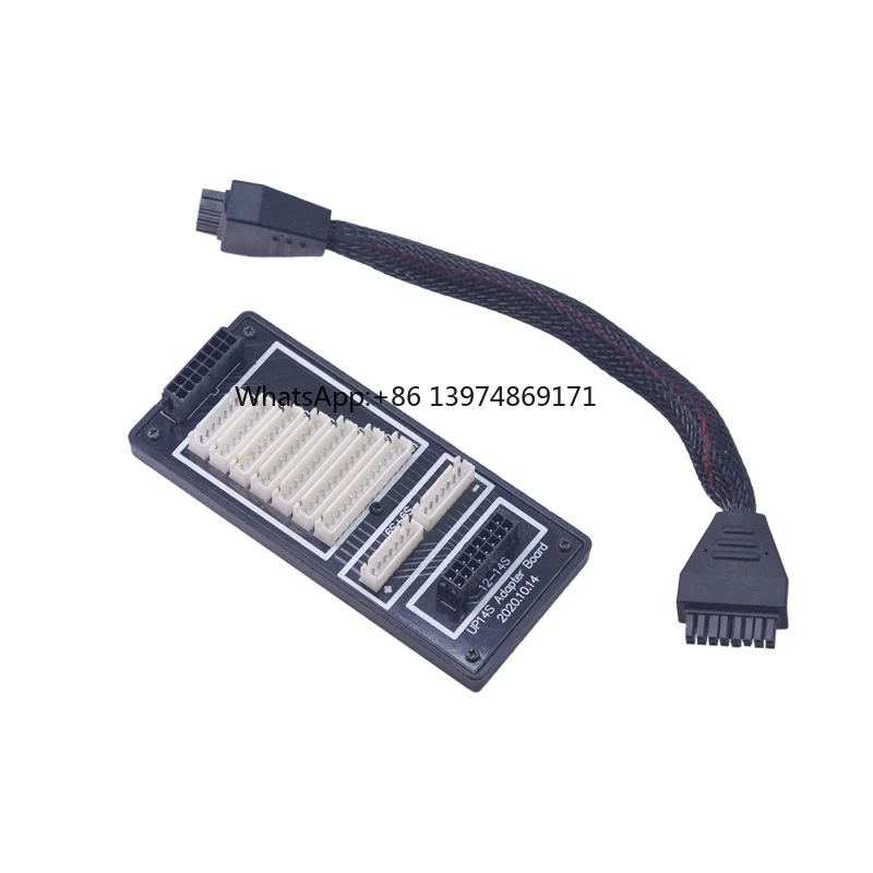 1 Juego de Placa de Carga de Expansión UP14S Negra, Adaptador de Carga Balanceada, Compatible con Baterías Lipo de 6-14S para Drones RC y Aeromodelismo