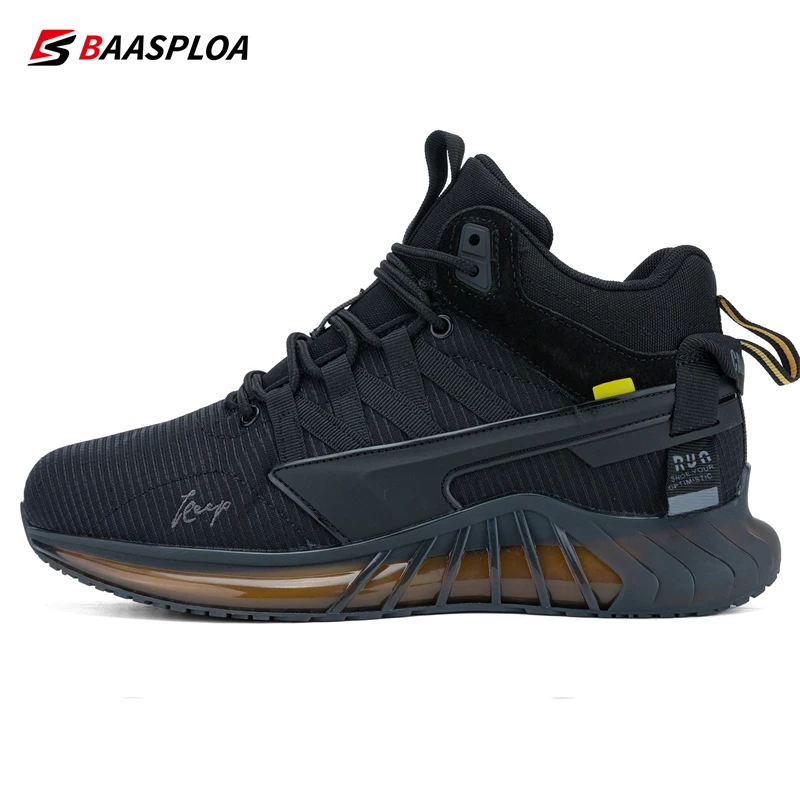 Baasploa New Men\'s Winter Keep Warm Walking Shoes Waterproof Fashion Cotton outdoor Sport Shoes Male Comfortable Casual Sneaker