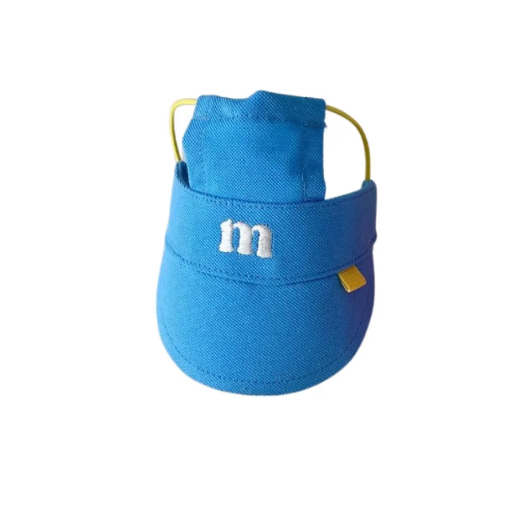

Creative Fashion Puppy Baseball Hat Multicolour Adjustable Dog Sunscreen Cap Cute Portable Three-color Sun Hat Summer