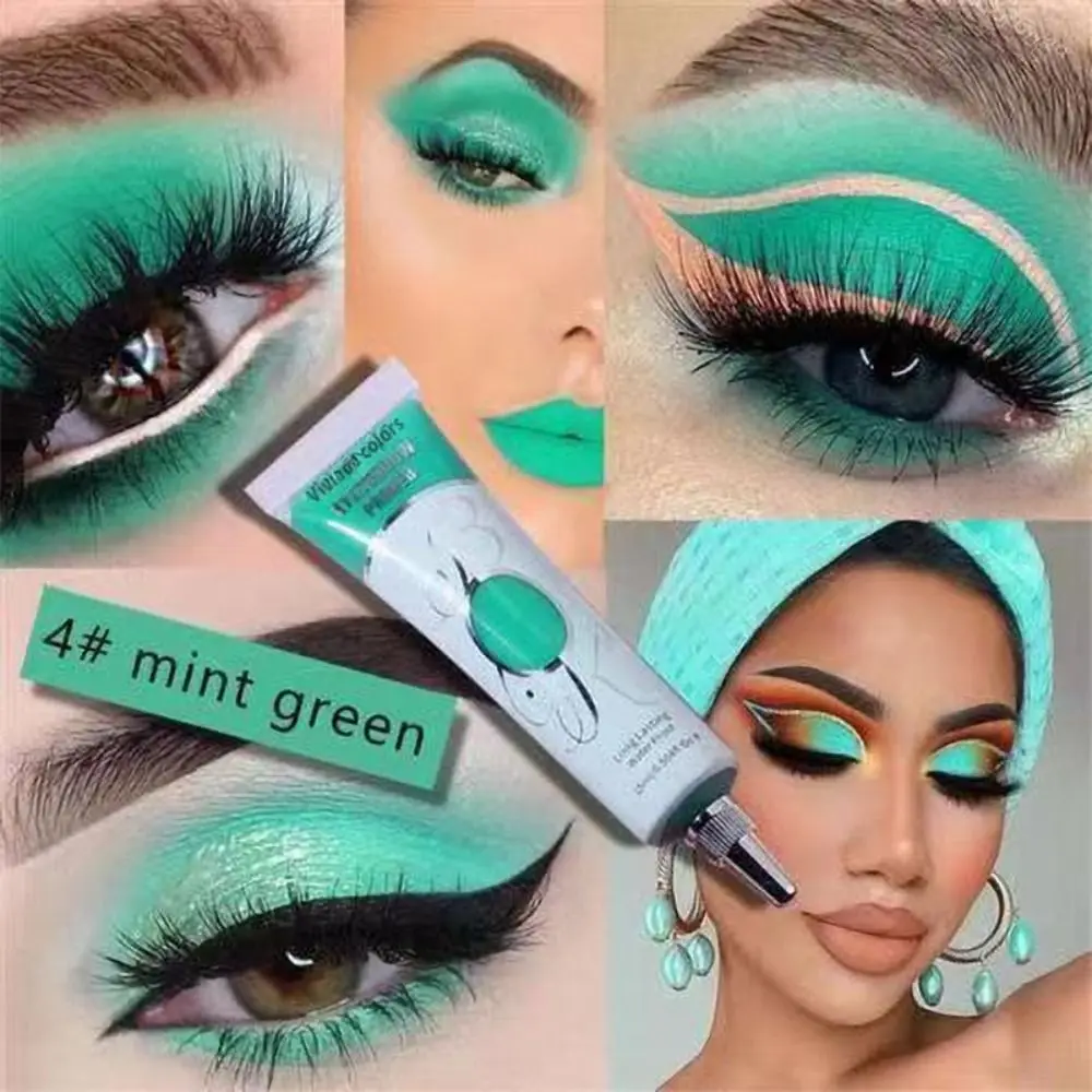 Beauty Colorato Ombretto Base Crema Correttore per occhi resistente al sudore impermeabile Setoso Ombretto liquido facile da spingere Primer per donna