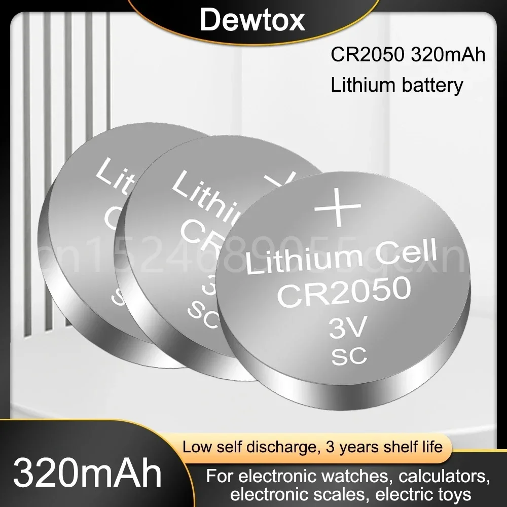 20-100 قطعة CR2050 2050 3 فولت ارتفاع درجة الحرارة زر خلية البطارية مراقبة ضغط الإطارات للتحكم عن بعد