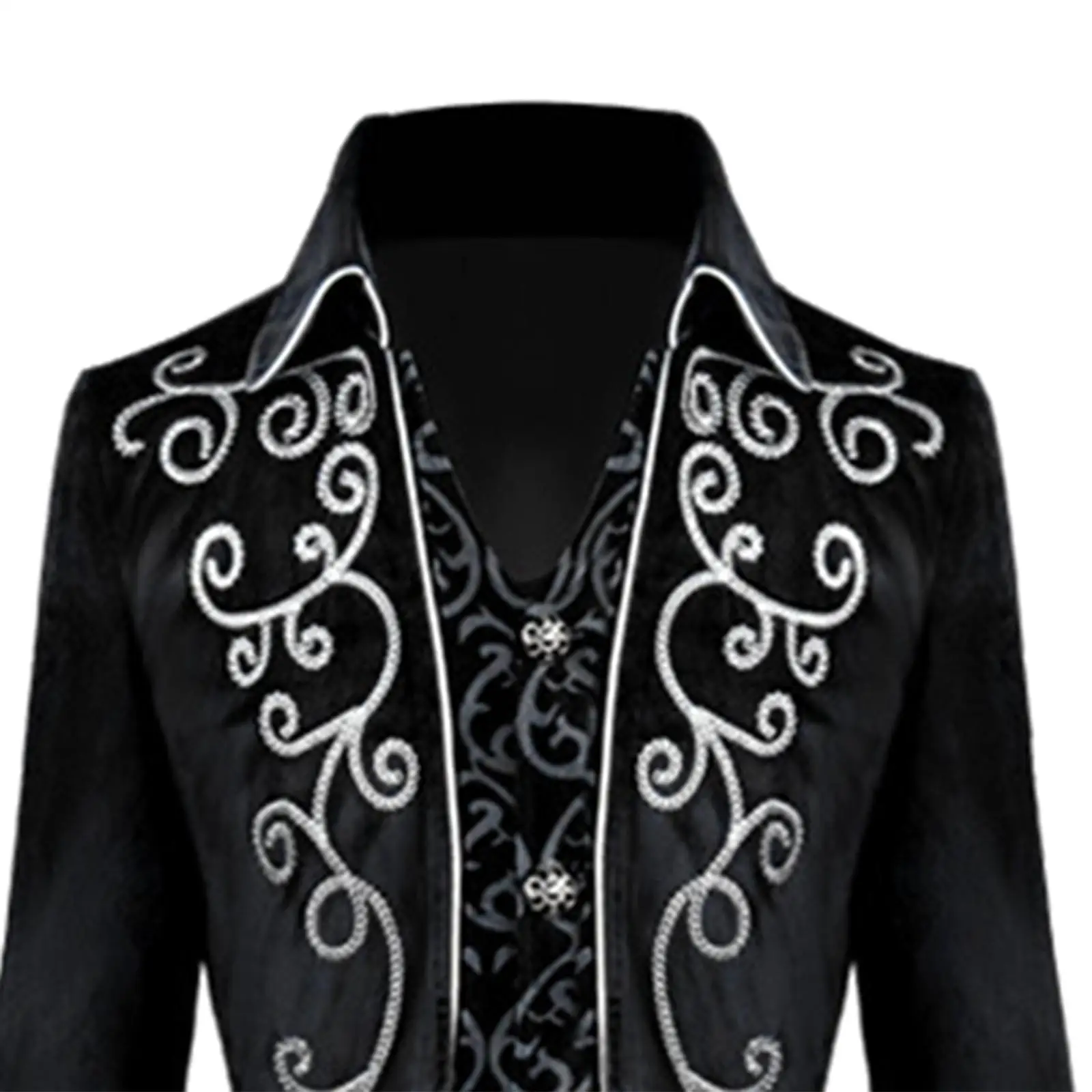 Steampunk Gothic Tailcoat Vintage Pirate Uniform Cosplay Costume for Wedding Themed Party