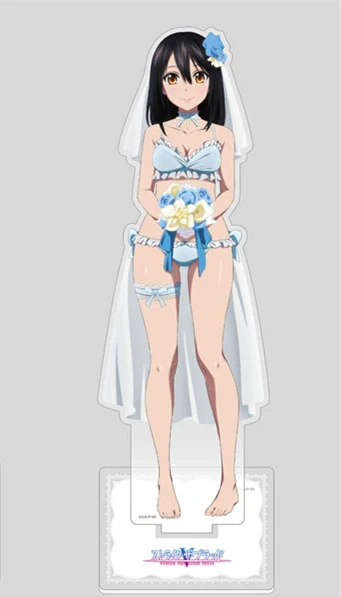NEW Anime STRIKE THE BLOOD Acrylic Stand figure Stand Plate Cosplay Prop Cartoons present Accessories Firend Christmas Gifts15CM